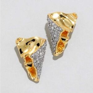 ALEXIS BITTAR Solanales Folded Crystal Earrings